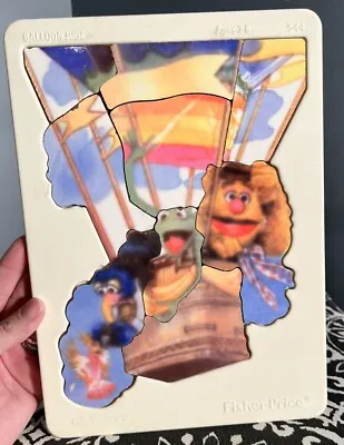 Buy 1981 Fisher-Price Muppets Plastic Tray Puzzle Kermit Fozzy Bear Gonzo • 3.95£