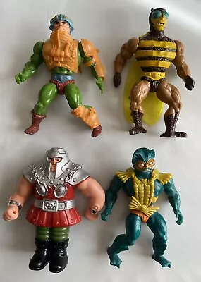 Buy Vintage Mattel He-Man MOTU 1980s Toys Figures - Set Of 4 Figures • 20£