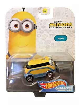 Buy Hot Wheels Character Car Minions - The Rise Of Gru - KEVIN - Diecast 3yrs **BN** • 15.99£