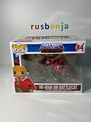 Buy Funko Pop! TV Retro MOTU Masters Of The Universe He-Man On Battlecat #84 • 31.99£