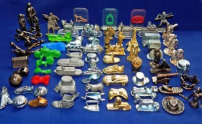 Buy Monopoly Pieces Tokens Gold Silver Metal / Plastic Movers Spares - Please Choose • 1.30£