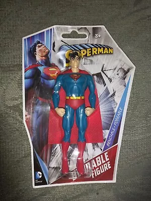 Buy SUPERMAN Bendable + Poseable Figure NEW & SEALED ( 5 1/2 Inch ) • 9.99£