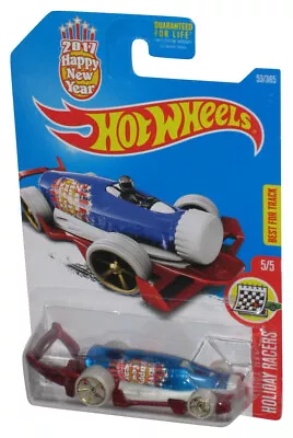 Buy Hot Wheels Holiday Racers 5/5 (2017) Happy New Year Red Carbonator Toy Car 53/36 • 11.04£