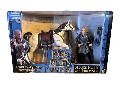 Buy The Lord Of The Rings Legolas With Horse Beast Deluxe Horse And Rider Set ToyBiz • 74.99£