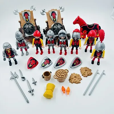 Buy Playmobil Cannon X 2 Knight Figures Dragon Attack Middle Age Playset Bundle 3320 • 35.90£