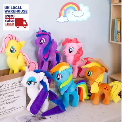 Buy My Little Pony Plush Toys 22-40cm Rainbow Dash Pinkie Pie Twilight Sparkle MLP • 39.99£