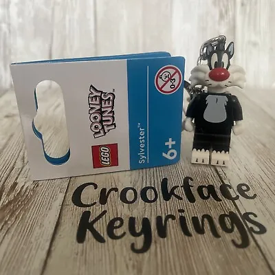 Buy Lego Looney Tunes Sylvester Cat Minifigure Keyring Keychain 854190 • 8.99£