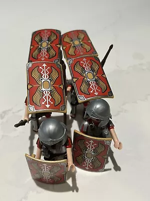 Buy Playmobil 6 Custom Roman Soldiers 5393. Used But Good Condition. • 30£