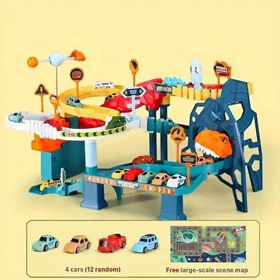 Buy Toy Car Set For Kids, Dicast Car Toy Set Dinosaur Space Set, Hot Wheels • 49.99£