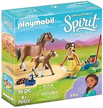 Buy Playmobil 70122 DreamWorks Spirit, Pru With Horse And Foal • 12.30£