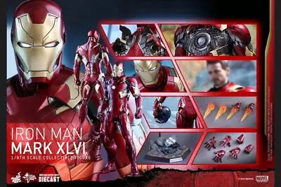 Buy Movie Masterpiece Diecast Iron Man Mark 46 • 499.93£