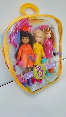Buy 2005 Barbie Wee 3 Friends Rain Mattel 3 Dolls 3 Friends Set #10203 RARE • 88.38£