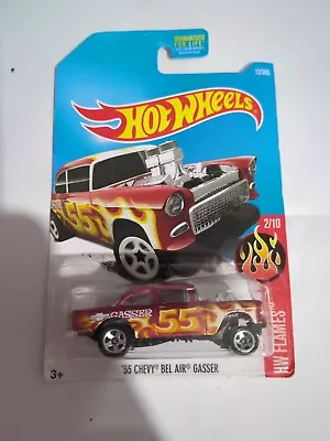 Buy Hot Wheels '55 CHEVY BEL AIR GASSER HW Flames 2015- Combined Postage  • 1.50£
