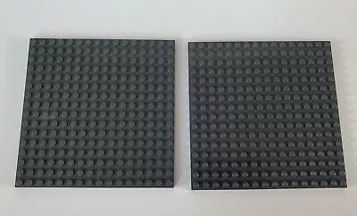 Buy Lego Base Plate 91405 - Dark Grey - 16 X 16 Space Star Wars Desert Board X 2 • 7.99£