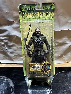 Buy Bnib Lord Of The Rings Lurtz Uruk-hai Toy Biz Action Figure Fellowship Series • 49.99£