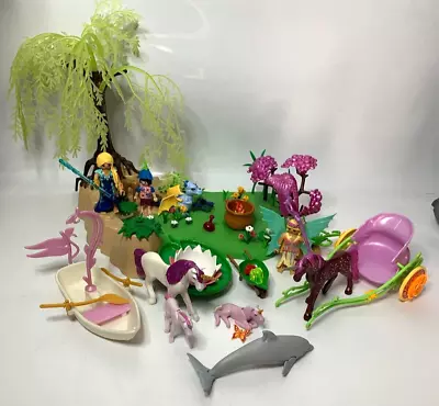 Buy Playmobil Bundle Fairy Playset Unicorns Dolphin Collection   (k5) • 14.99£