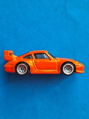 Buy Porsche 993 GT2  1/64 Hotwheels Orange Black Chrome X8240 • 20.58£