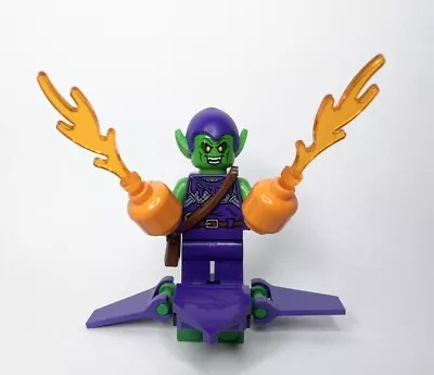 Buy Genuine Lego Super Heroes Green Goblin Minifigure With Board - SH813 - 682304 • 7.95£