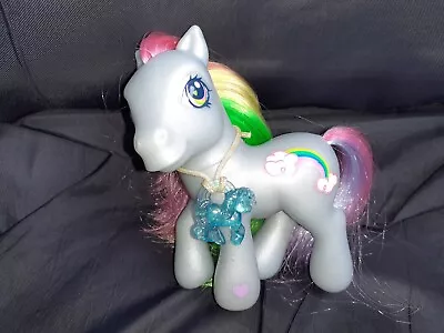 Buy VINTAGE MLP My Little Pony, G3 Figure 2002 Rainbow Dash  With Necklace • 9.99£
