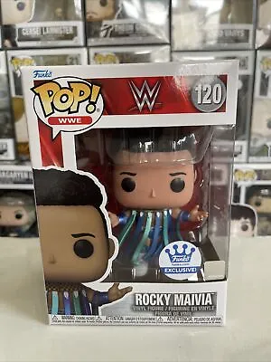 Buy ROCKY MAIVIA #120 WWE Pop! VINYL FIGURE Funko Exclusive Funko Pop • 13£