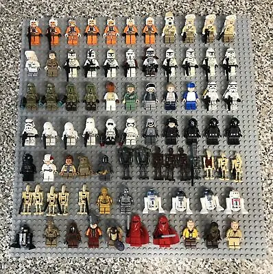 Buy Lego Star Wars Figures X2 & 1 Kg  Kilo Bricks Parts Accessories Bundle • 23£