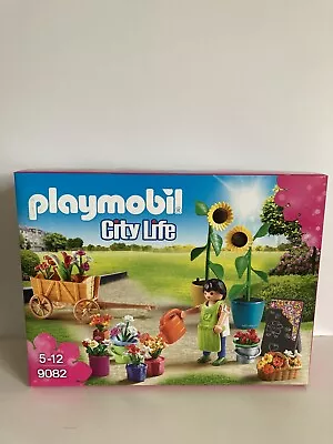 Buy Playmobil City Life 9082 Florist Set Ages 5-12 (2017 Set) New And Sealed • 19.99£
