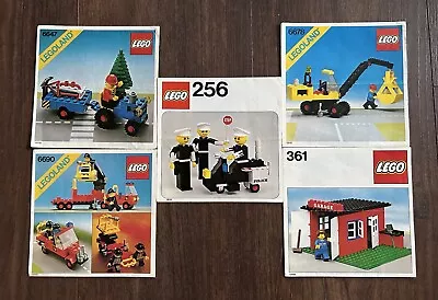 Buy LEGO/Legoland Bundle Of  5 Vintage 1970’s/80’s Instruction Booklets • 11.99£