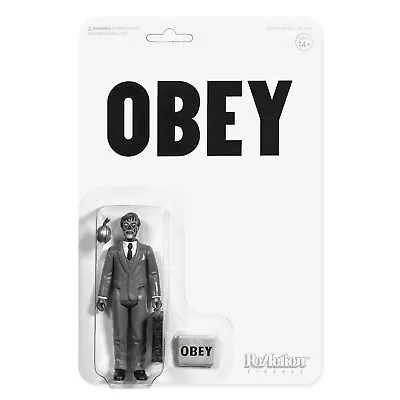 Buy Male Ghoul OBEY Black And White They Live 1989 3 3/4 Inch ReAction Figur Super7 • 43.30£