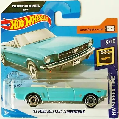 Buy Hot Wheels 1965 Ford Mustang Convertible James Bond Thunderball 007 • 9.95£