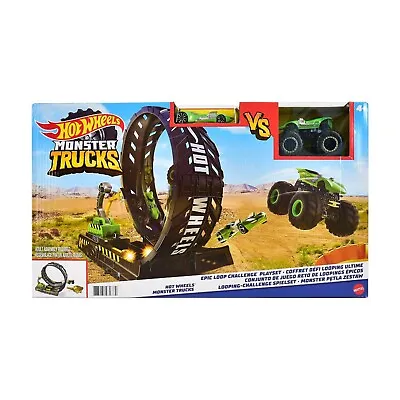 Buy Hot Wheels Monster Truck Epic Loop Challenge Playset - HBH70 • 30.99£