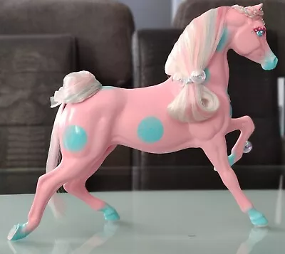 Buy Barbie Horse Horse OOAK Repaint Custom Unique Pink Blue Pastel  • 40.08£
