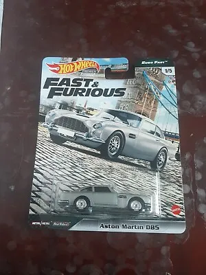 Buy Hot Wheels Car Culture Aston Martin DB5 Fast & Furious Euro Fast 1/5 Real Riders • 12.95£