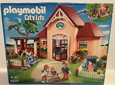 Buy Playmobil City Life Vets Clinic (5529) - 258 Pieces- Age 4-10 Brand New Sealed • 99.99£