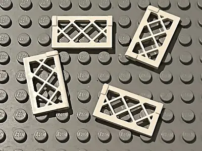 Buy 4 X LEGO White Pane 60607 / Set 10325 10210 10193 41721 4625 21322 4840 10294 • 6.17£