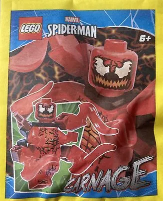 Buy LEGO Marvel Super Heroes Carnage Minifigure Paper Foil Pack 242216 • 6.95£