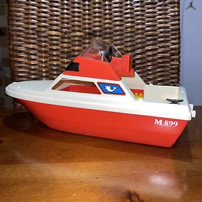 Buy Vintage Playmobil Pleasure Boat Cabin Cruiser  M899 Incomplete • 7.50£