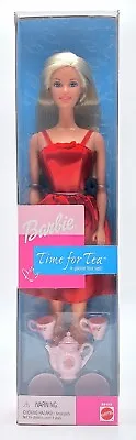 Buy 2000 Time For Tea Barbie Tea Service Doll (Tea Set) / Mattel 29103, NrfB • 51.11£