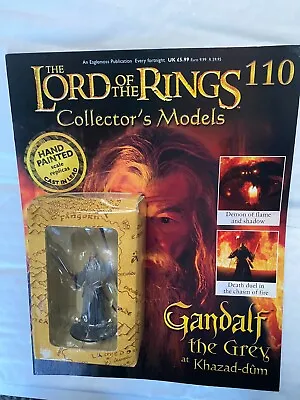 Buy Lord Of The Rings Collector's Models Eaglemoss Issue 110 Gandalf The Grey Figure • 24.99£