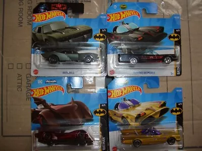 Buy Hot Wheels Very Rare Set Of 4 Batmobile Cars In Mint Condition. Misp • 2.20£