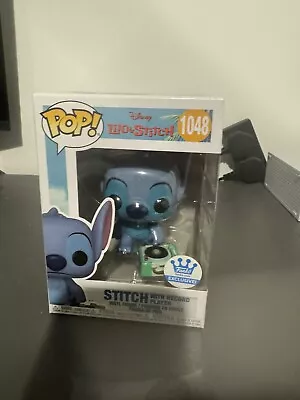 Buy Disney Stitch With Record Player #1048 Web Exclusive Funko Pop! Fast Delivery! • 20£
