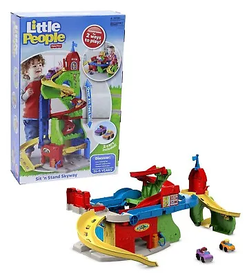 Buy Fisher-Price Little People Sit 'N Stand Skyway 2-In-1 Vehicle Racing Playset • 49.99£