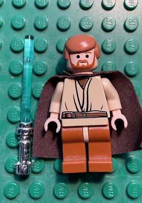 Buy Lego Star Wars - Obi-wan Kenobi (sw0135) With Lightsaber And Cape • 15£