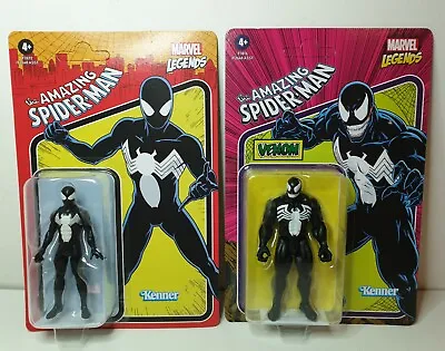 Buy Symbiote Spiderman & Venom , Marvel Legends Retro, 3.75  Inch, Hasbro, NEW 2022 • 23£