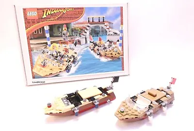 Buy LEGO INDIANA JONES 2 X SPEEDBOATS FROM VENICE CANAL CHASE 7197 VGC • 32.99£