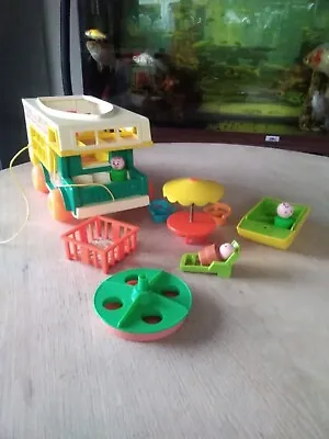 Buy Vintage Fisher Price Play Family Camper • 15£