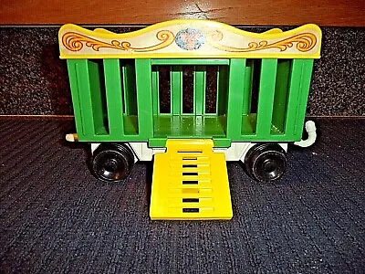 Buy TOY - VINTAGE CIRCUS TRAIN CAGE CAR - FISHER PRICE - 1973, Aurora, NY • 9.49£