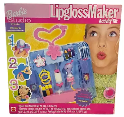 Buy NEW 2001 Barbie Studio Lipgloss Maker Activity Kit BEST BY DATE 01/30/2004 • 142.08£