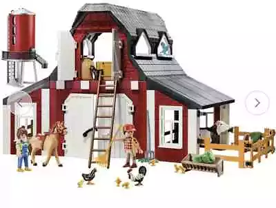 Buy Playmobil 9315 Country Barn With Silo Farm Animals Brand New Boxed • 32.95£