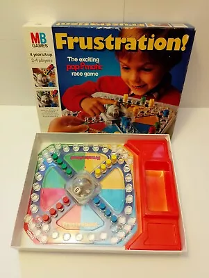 Buy Vintage Frustration Board Game MB Games 1986  Complete Original Good Condition • 16.47£