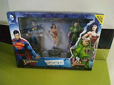 Buy Eaglemoss Masterpiece Collection Dc Superman Wonder Woman Lex Luthor + Magazine • 28.83£